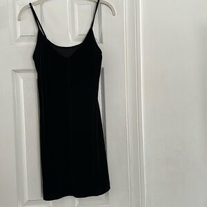 velour spaghetti strap dress small. perfect condition